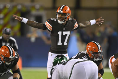 Wilson solid as a backup as Jets begin Rodgers Era with 21-16 loss to Browns  in Hall of Fame game 