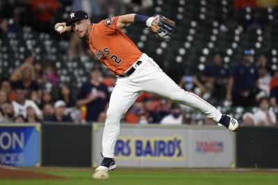 Star third baseman Alex Bregman returns today to Houston Astros lineup