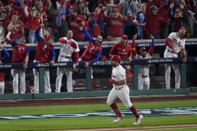 Kyle Schwarber HR, Jean Segura, Phillies top Padres 4-2 in NLCS