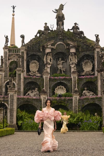 Louis Vuitton Goes Baroque on Isola Bella, Italy for Cruise'24