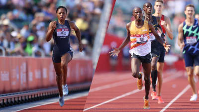 Allyson Felix Advances to the Semifinals in the 400 Meters. - The