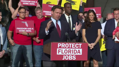 Florida Gov. Ron DeSantis files for reelection