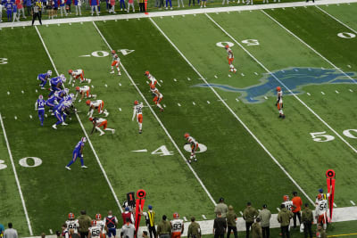 Look: Ford Field Is Not Ready Yet For Bills vs. Browns Game On