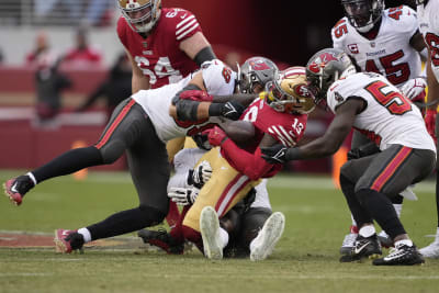 WATCH: 49ers star Deebo Samuel carted off field after painful leg injury -  On3