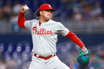 Edward Cabrera of the Miami Marlins delivers a pitch against the New  News Photo - Getty Images