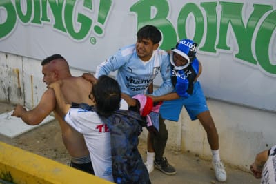 Mexico suspends league soccer matches after massive brawl