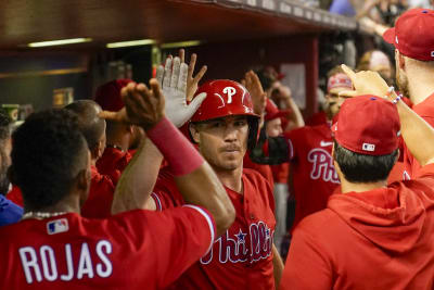 Philadelphia Phillies Fans Celebrating Stock Photo - Download