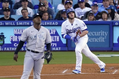 Betts hits 2 HRs, Kershaw beats Yankees for 1st time in Dodgers' 8-4 win