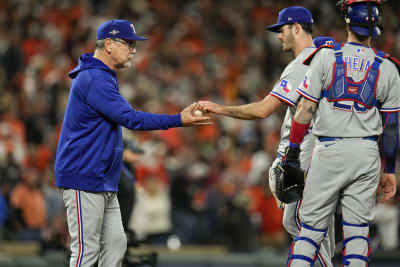 Bruce Bochy missed game, takes over Rangers team he beat for title