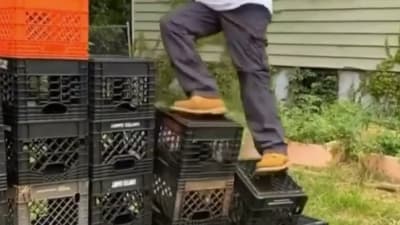 TikTok bans milk crate challenge due to injuries