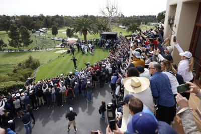 Kuchar and son build 3-shot lead. Tiger Woods and son have to settle for a  nice family affair