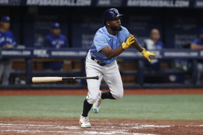 Blue Jays' George Springer carted off after colliding with Bo Bichette