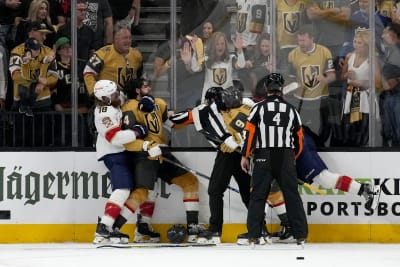 2 referees from Golden Knights' Game 7 not working next round, reports say, Golden Knights/NHL