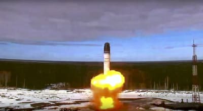 Russia test-fires new intercontinental ballistic missile