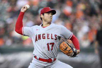 Shohei Ohtani Los Angeles Angels 2023 City Connect Pitching