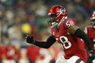 Texans' Christian Kirksey, Walter Payton Man of the Year nominee, surprises  Uvalde football team with custom Nike shoes