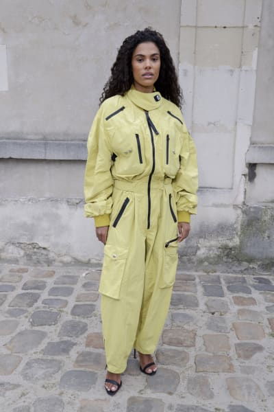 Alicia Vikander attends the Louis Vuitton Womenswear FW 2023-24 show during  Paris Fashion Week in