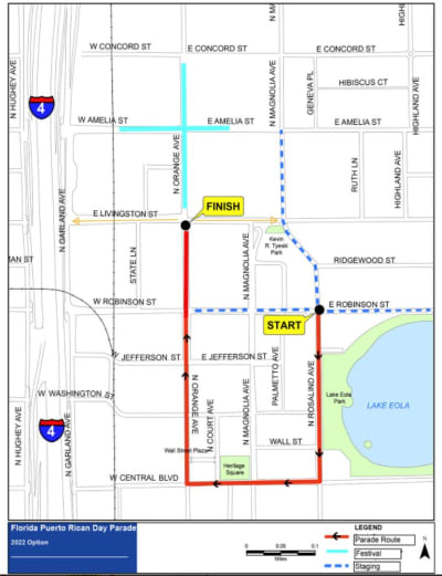 Florida Puerto Rican Parade and Festival takes over downtown Orlando  Saturday