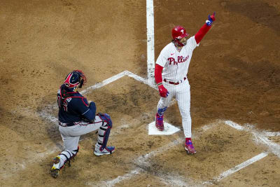 The BEST Camera Angle of Rhys Hoskins Bat Spike and Home Run 