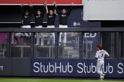 Judge hits 3 home runs, becomes first Yankees player to do it twice in one  season