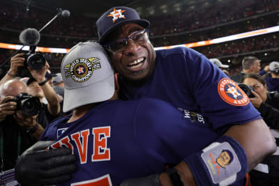 Dusty Baker Autographed Houston Astros Jersey with 2022 World Series Patch