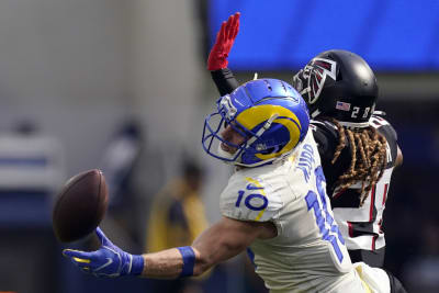 Atlanta Falcons cornerback Mike Ford (28) runs during an NFL