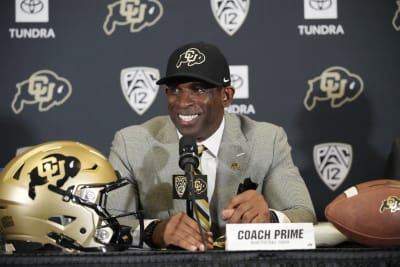 Colorado coach Deion Sanders comes away with new jewelry after