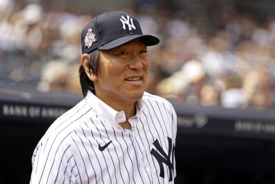 Old Timers Day at Yankee Stadium