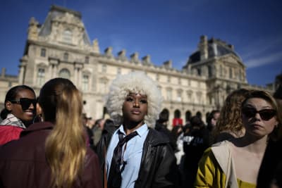 Vuitton transforms Paris with a playful spectacle of color, stars and  history