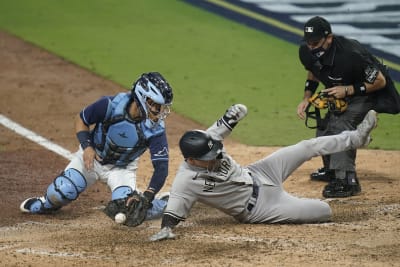 New York Yankees catcher Kyle Higashioka (66) warms up during a