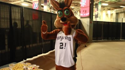 Meet the man behind the Spurs mascot