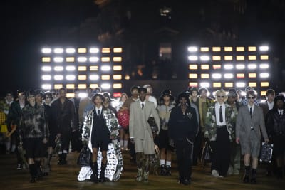 Louis Vuitton Delivers a Dramatic Finale to Paris Fashion Week