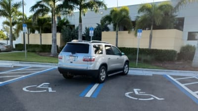 What the Honk: Stop blocking disabled parking spaces