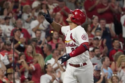 The St. Louis Cardinals move into second NL wild card spot