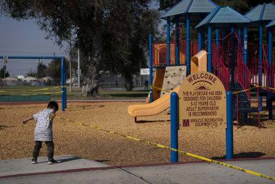 Premium Photo  The playground is surrounded by a forbidden tape. closed  places for outdoor games due to quarantine due to the coronovirus pandemic  (epidemic)