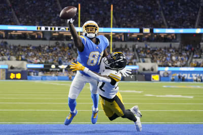 Pittsburgh Steelers cornerback James Pierre (42) runs after the