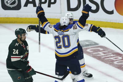 Blues shut down Wild offense, take 4-0 victory in Game 1 of NHL playoffs