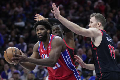 Joel Embiid outshines Nikola Jokic in NBA MVPs matchup, leads 76ers past  Nuggets 126-121 - WHYY