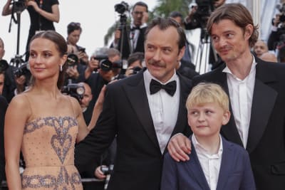 Jude Law and Alicia Vikander lead stars at premiere of Firebrand in Cannes