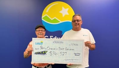 2 winners of lotto store