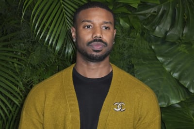 Michael B. Jordan arrives at the Oscars on Sunday, March 12, 2023