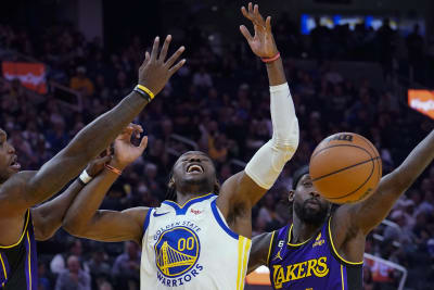 Warriors overcome Lakers in opener despite Stephen Curry's 'trash