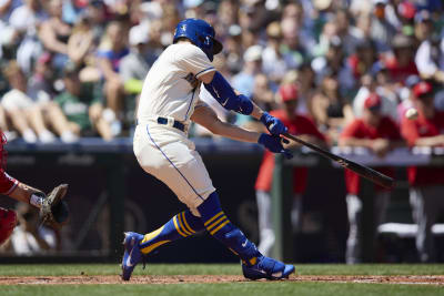 Pittsburgh Pirates pinch hitter Michael Chavis (2) hits an RBI double  against the Boston Red Sox during the sixth inning of a baseball game,  Thursday, Aug. 18, 2022, in Pittsburgh. (AP Photo/Philip