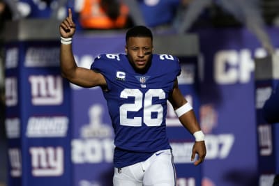 Saquon Barkley rushes for 152 yards, TD to push Giants to 7-2 on season