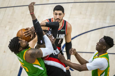 Jazz rout Trail Blazers for 23rd straight home victory