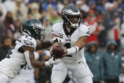 Hurts, Eagles Pound Giants Early, Coast To NFC Title Game