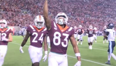 Under the Lights Virginia Tech defeats Old Dominion 36 17 in