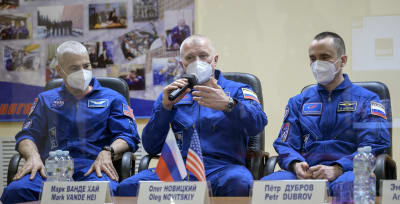 American, Russians dock at International Space Station