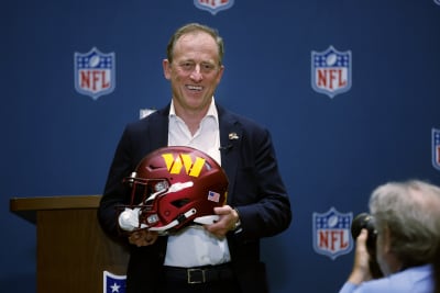 Magic Johnson, Josh Harris and other new Commanders owners introduce  themselves to Washington fans