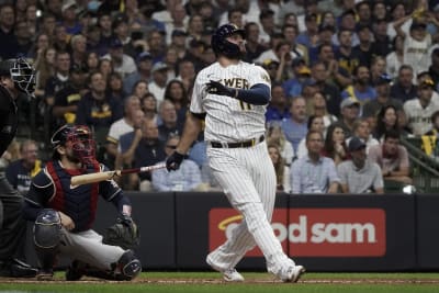 Brewers first baseman Rowdy Tellez returns after spending 6 weeks on  injured list